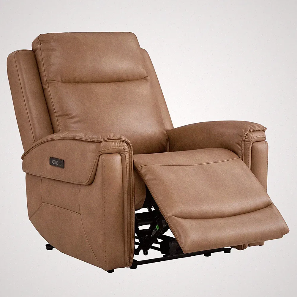 CHITA Genuine Leather Super Zero Gravity Power Recliner Chair w/ Power Headrest