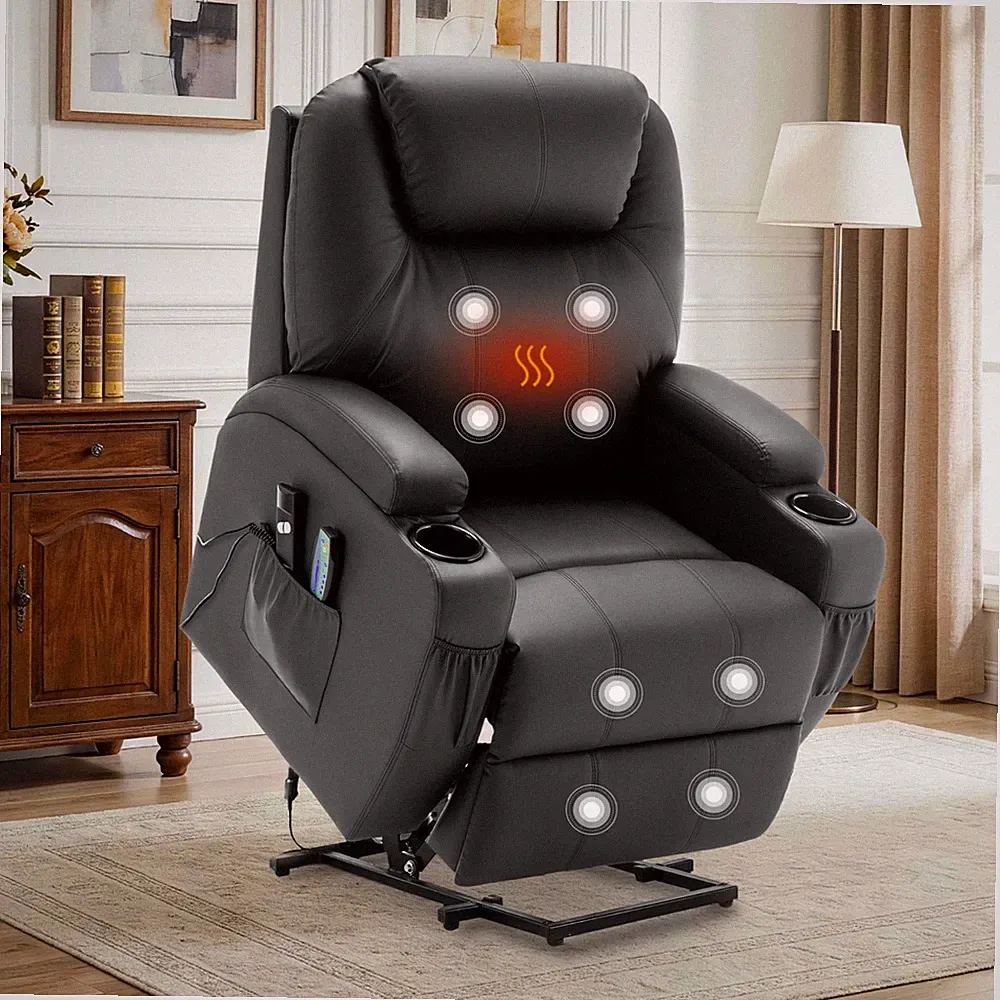 Korser Power Lift Recliner Chair for Elderly with Massage and Heat